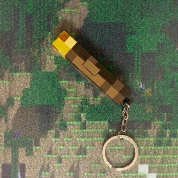 Unbranded Toys Minecraft Torch Led Keychain Toys Kids Gift Poshmark